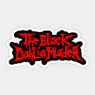 THE BLACK DAHLIA METAL HEAD Sticker